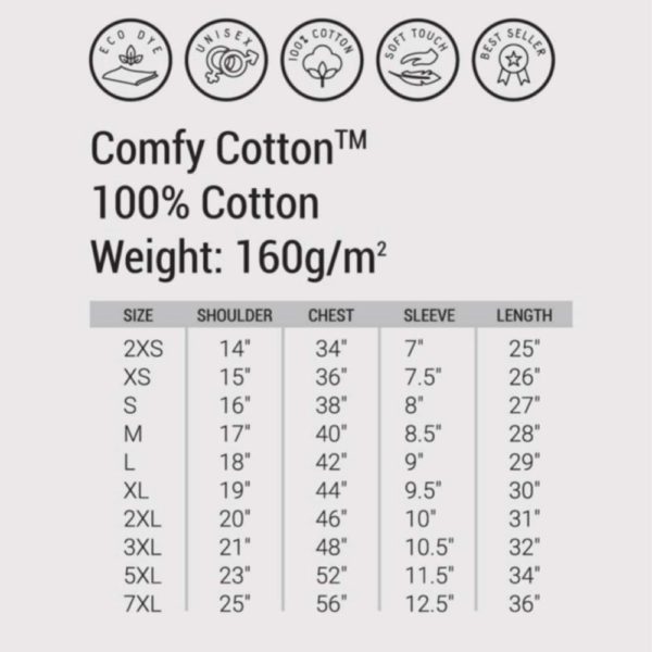 T-shirt, Cotton, Adult (5 Color Options) - Image 12