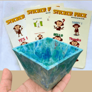 ANP X Hermie's Combo A (Sticker pack & Flower pots)